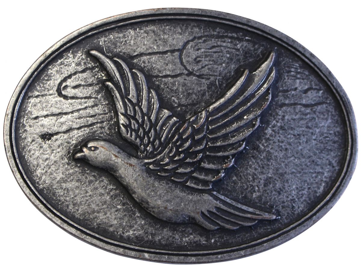 G�rtelschnalle Taube 4,0 cm
