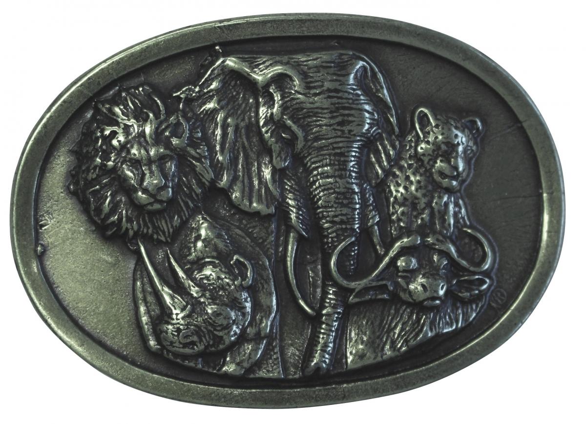 G�rtelschnalle The Big Five 4,0 cm
