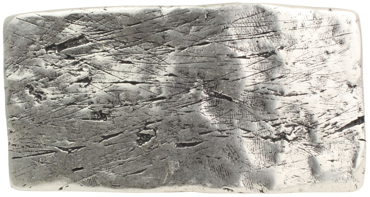 G�rtelschnalle Used Hammered 4,0 cm