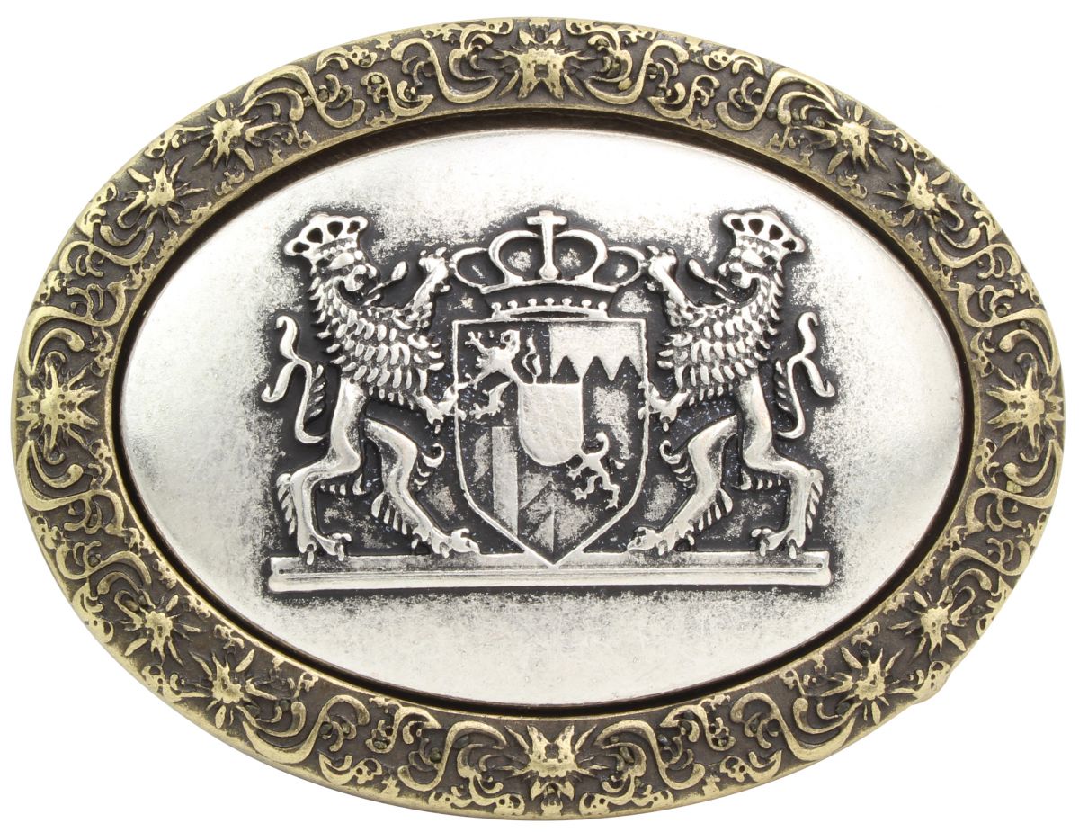 G�rtelschnalle Wappen Bayern 4,0 cm