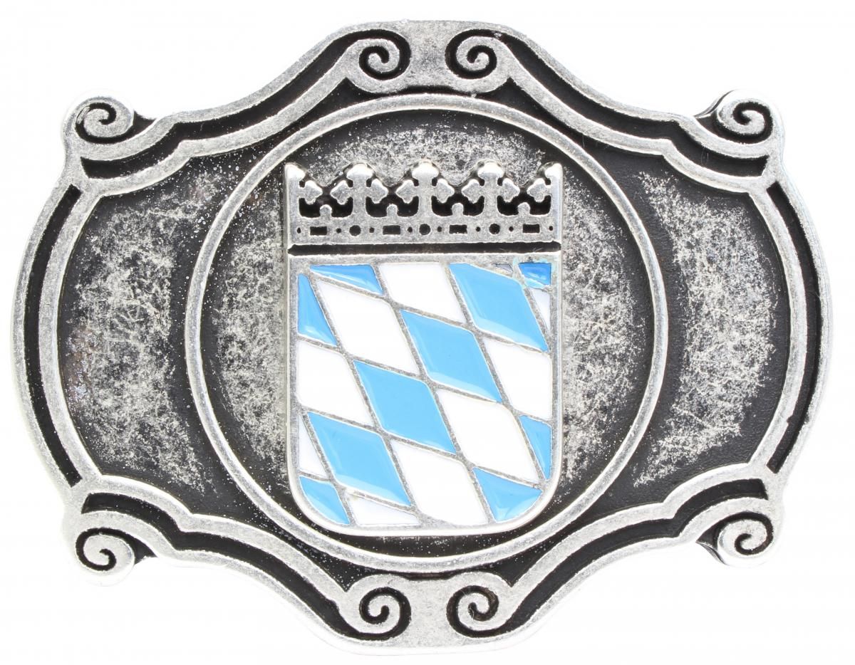 G�rtelschnalle Wappen Bayern 4,0 cm