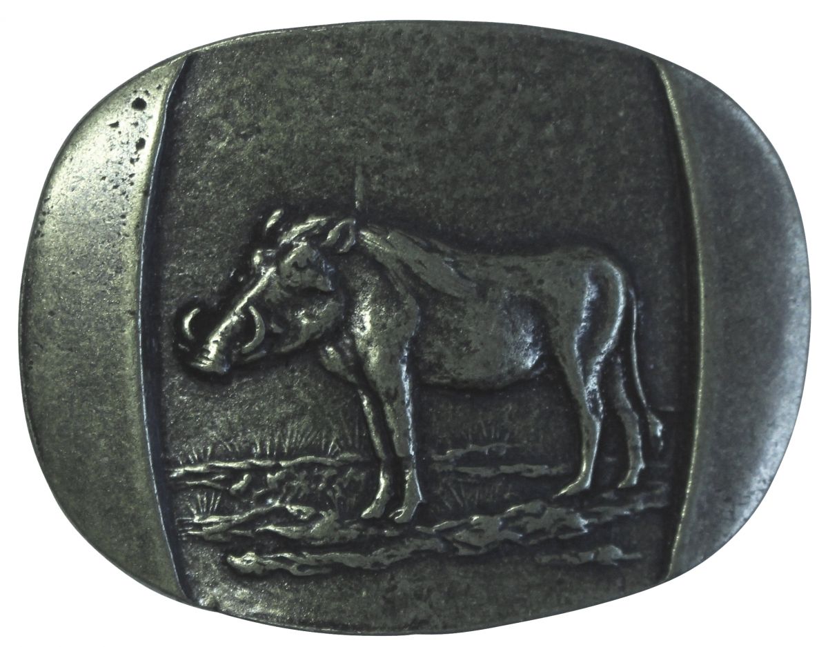 G�rtelschnalle Warzenschwein 4,0 cm