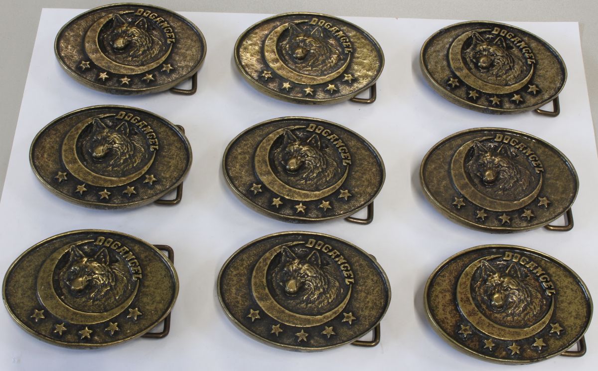 G�rtelschnallen Set Jagd 4,0cm