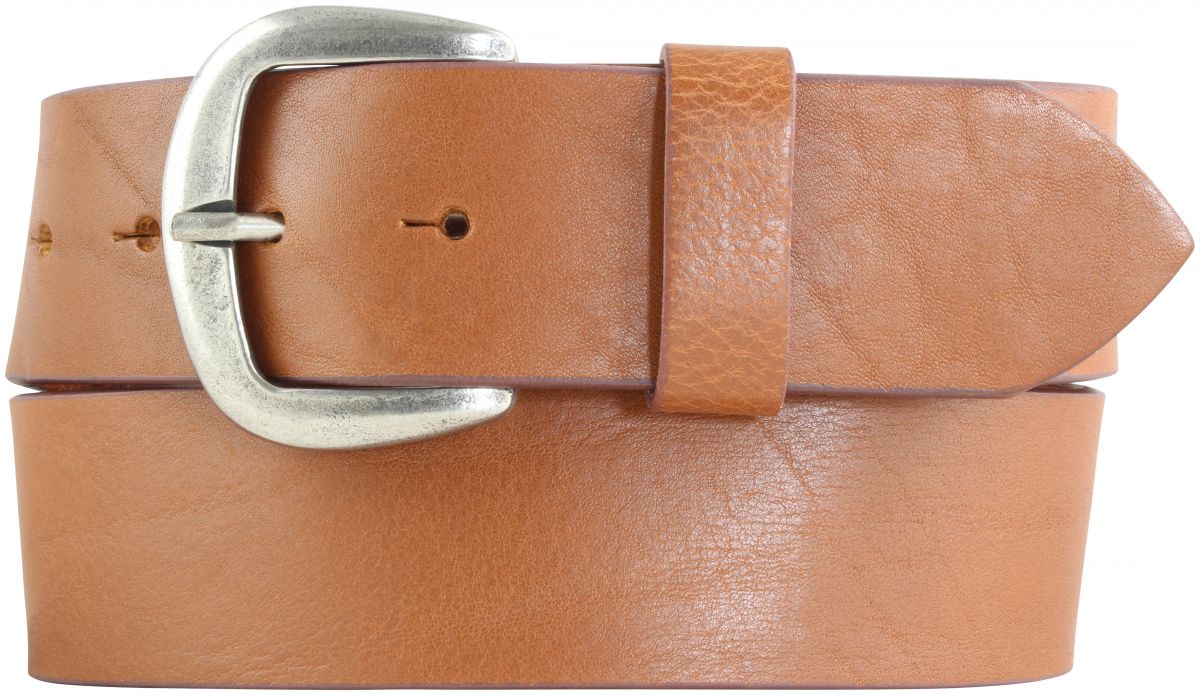 Jeansg�rtel aus Vollrindleder 4,5 cm