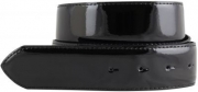 Lederg�rtel ohne Schnalle Echtleder 4 cm Lack