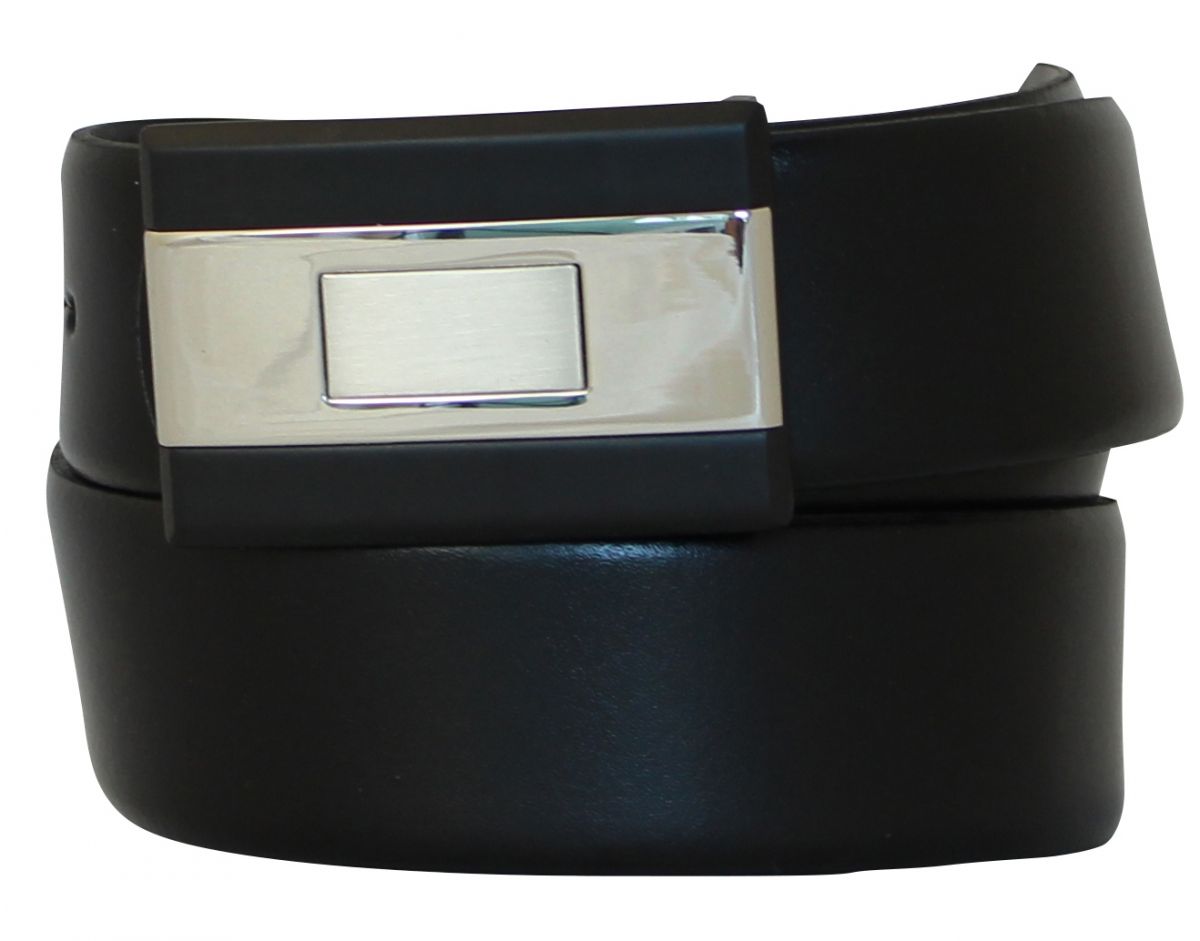 Lederg�rtel mit Koppelschlie�e 3,5cm