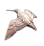 Ansteckpin Schnepfe