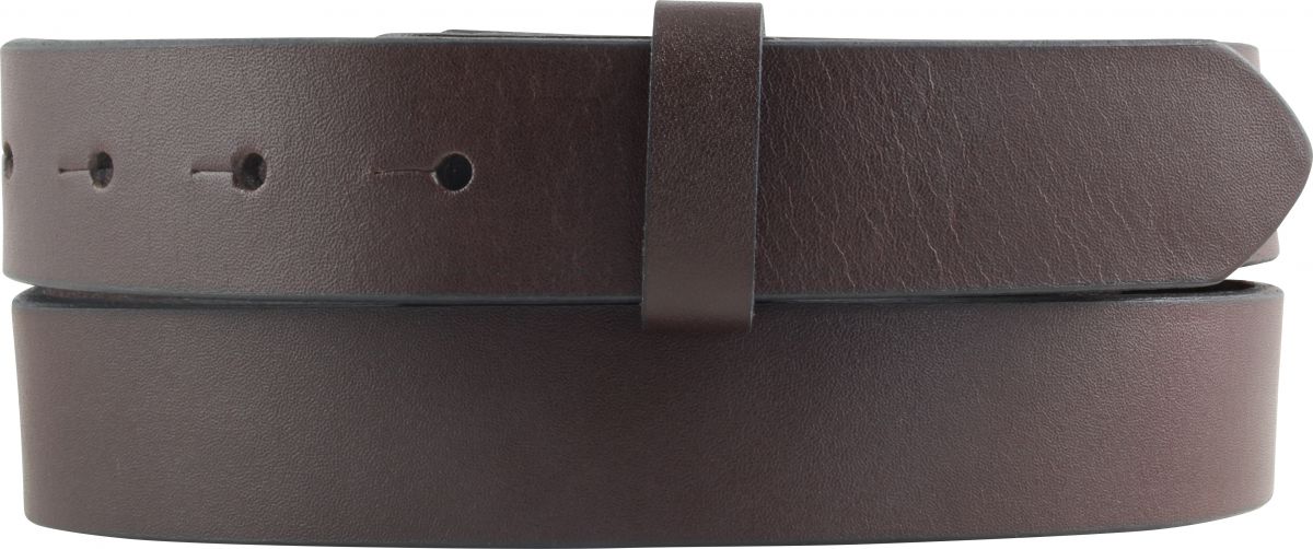 �berl�ngeng�rtel aus Vollrindleder ohne Schlie�e 3,0 cm