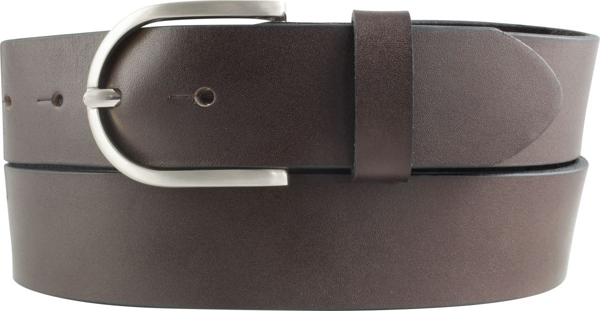 �berl�ngeng�rtel f�r Damen aus Vollrindleder 4,0 cm