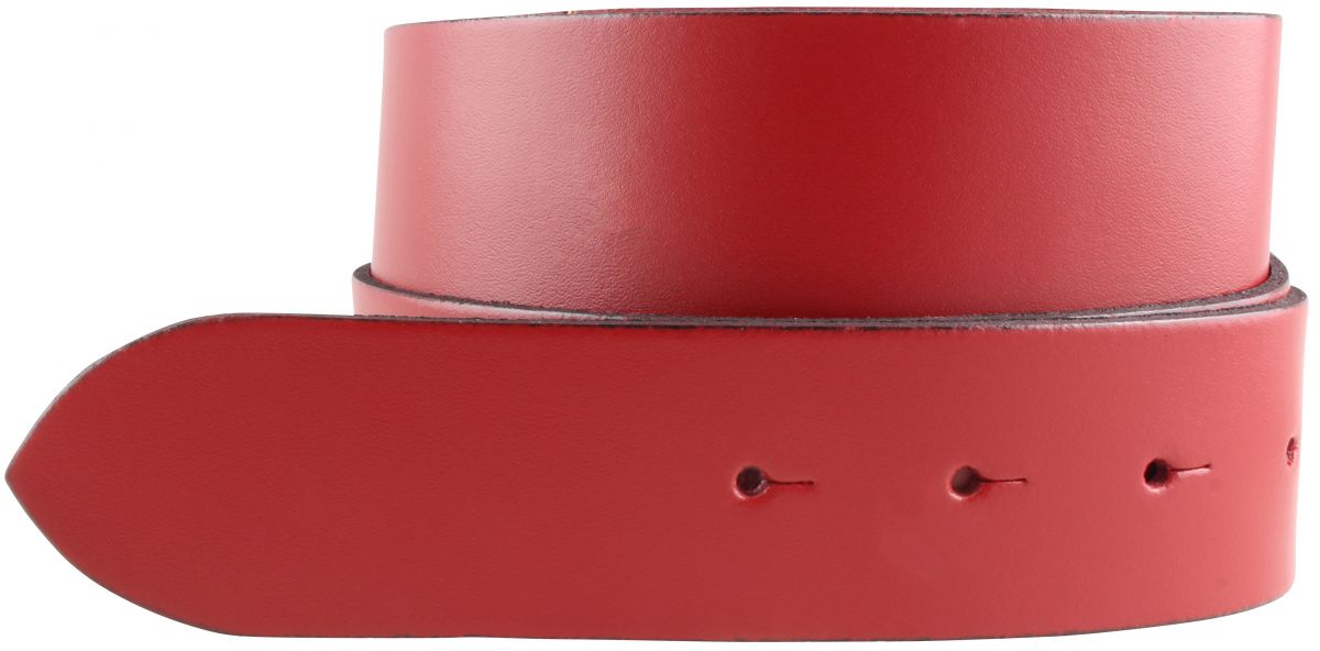 Wechselg�rtel aus Spaltleder ohne Schlie�e 4,0 cm