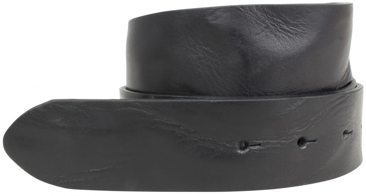Wechselg�rtel aus Vollrindleder im Used-Look ohne Schlie�e 4,0 cm