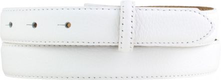 G�rtel mit Pigmentpr�gung und Steppnaht ohne Schlie�e 2,5 cm Wei�