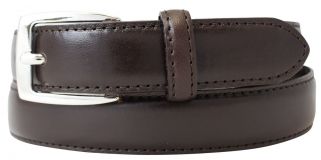 Kindergürtel aus Vollrindleder 2.5 cm Braun