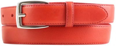 Kindergürtel aus Vollrindleder 2.5 cm Rot