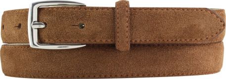 Gürtel aus Veloursleder 2,5 cm Tabac