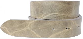 G�rtel aus Vollrindleder im Used-Look ohne Schlie�e 3,5 cm Taupe