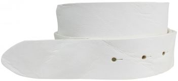 G�rtel aus Vollrindleder im Used-Look ohne Schlie�e 3,5 cm Wei�