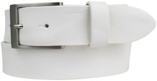 G�rtel aus Vollrindleder im Used-Look 3,5 cm Wei�