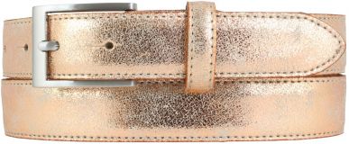 Gürtel in Metall-Optik 3,0 cm Roségold