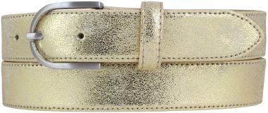 Kindergürtel in Metall-Optik 3,0 cm Gold