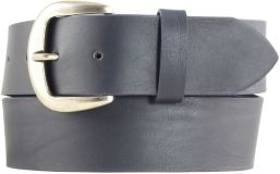 Jeansg�rtel aus Vollrindleder 4,5 cm Marine