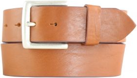 Gürtel aus Vollrindleder 4,5 cm Tabac