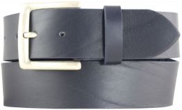 Gürtel aus Vollrindleder 4,5 cm Marine
