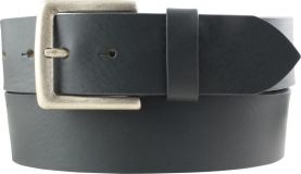 Gürtel aus Vollrindleder 4,5 cm Dunkelgrau