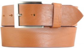 Gürtel aus Vollrindleder 4,5 cm Tabac