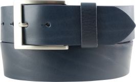 Gürtel aus Vollrindleder 4,5 cm Marine
