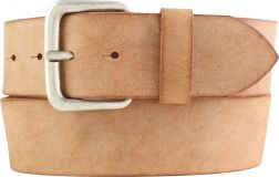 Gürtel aus weichem Vollrindleder 5,0 cm Tabac