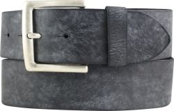 Gürtel aus weichem Vollrindleder 5,0 cm Schwarz