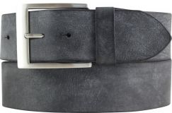 Gürtel aus weichem Vollrindleder 5,0 cm Schwarz