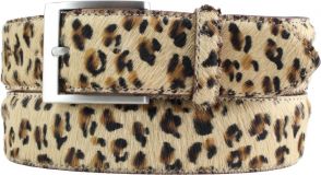 Fellledergürtel für Herren 4,0 cm Mini-Leo