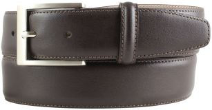 Anzugg�rtel aus Vollrindleder 3,5 cm Braun