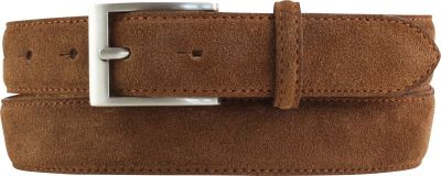 Gürtel aus Veloursleder 3,0 cm Tabac