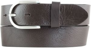 Damengürtel aus Vollrindleder 4,0 cm Braun
