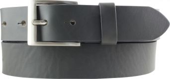Gürtel aus Vollrindleder 3,5 cm Dunkelgrau