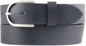 Damen-G�rtel aus Vollrindleder 3,5 cm Marine