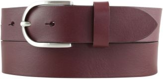 Damen-G�rtel aus Vollrindleder 3,5 cm Bordeaux