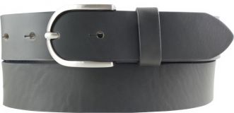 Damen-G�rtel aus Vollrindleder 3,5 cm Dunkelgrau