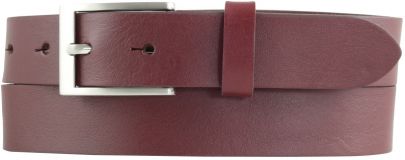 Gürtel aus Vollrindleder 3,0 cm Bordeaux