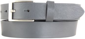 Gürtel aus Vollrindleder 3,0 cm Dunkelgrau