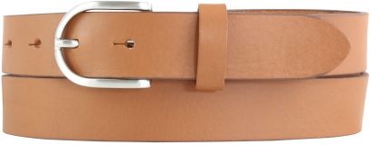 Damengürtel aus Vollrindleder 3,0 cm Tabac