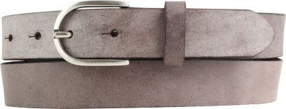 Damen-Gürtel aus weichem Vollrindleder 3,0 cm Braun
