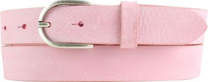 Damen-Gürtel aus weichem Vollrindleder 3,0 cm Fuchsia