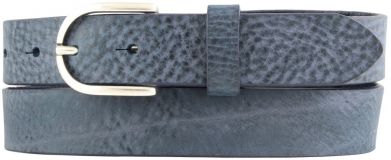 Damen-Gürtel aus weichem Vollrindleder 3,0 cm Marine