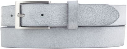 Herren-Gürtel aus weichem Vollrindleder 3,0 cm Jeansblau