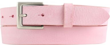 Gürtel aus weichem Vollrindleder 3,0 cm Fuchsia