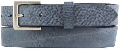 Gürtel aus weichem Vollrindleder 3,0 cm Marine